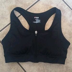 Fila Zip Front Sports Bra